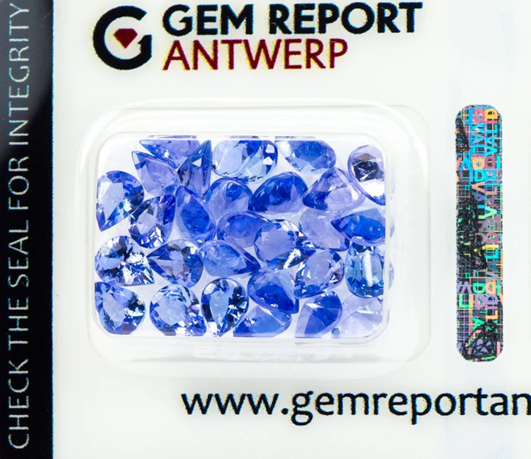No reserve price - 29 pcs Tanzanite - 8.31 ct - Gem...