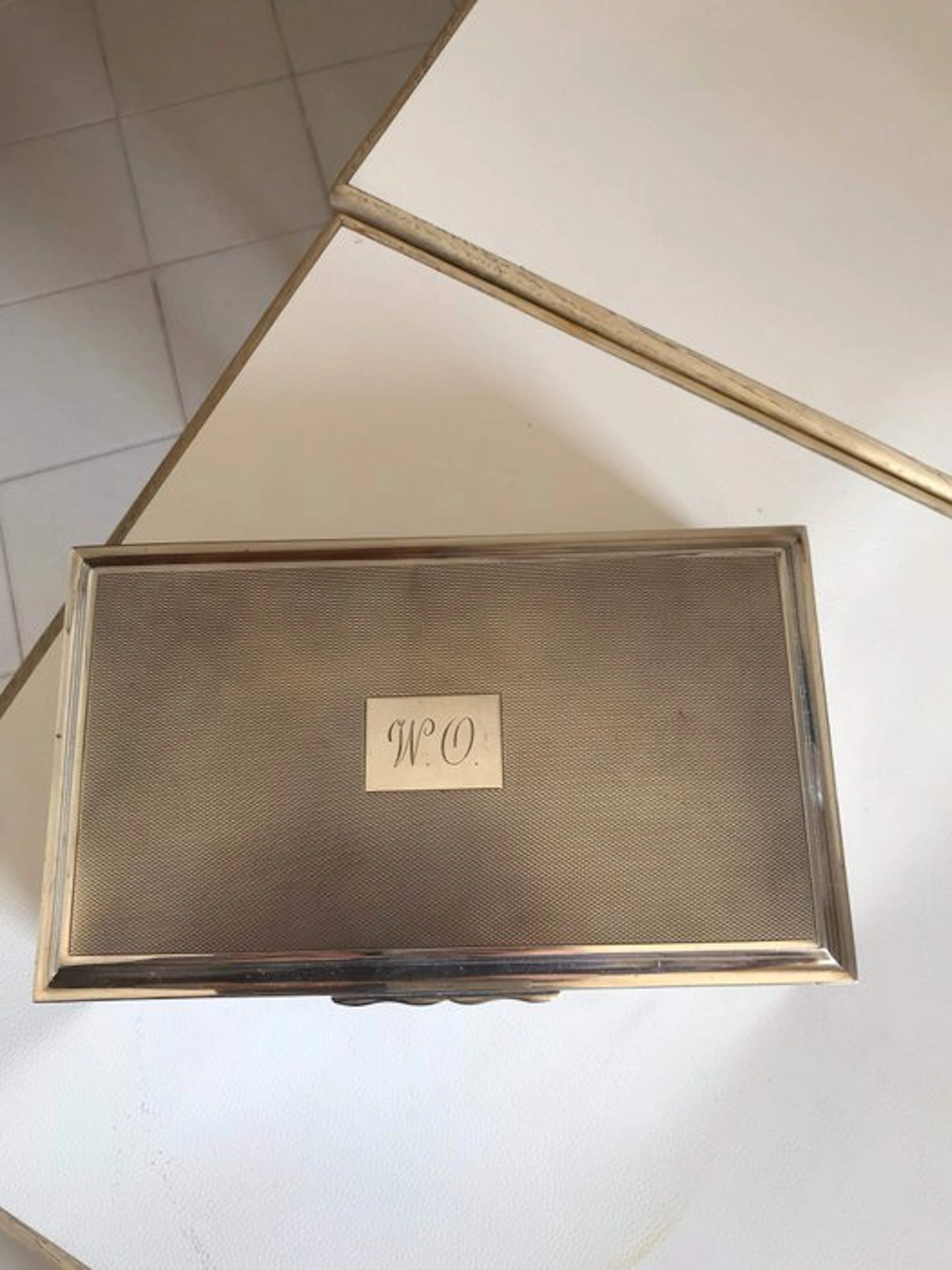 No reserve price - Cigarette box - Silver
