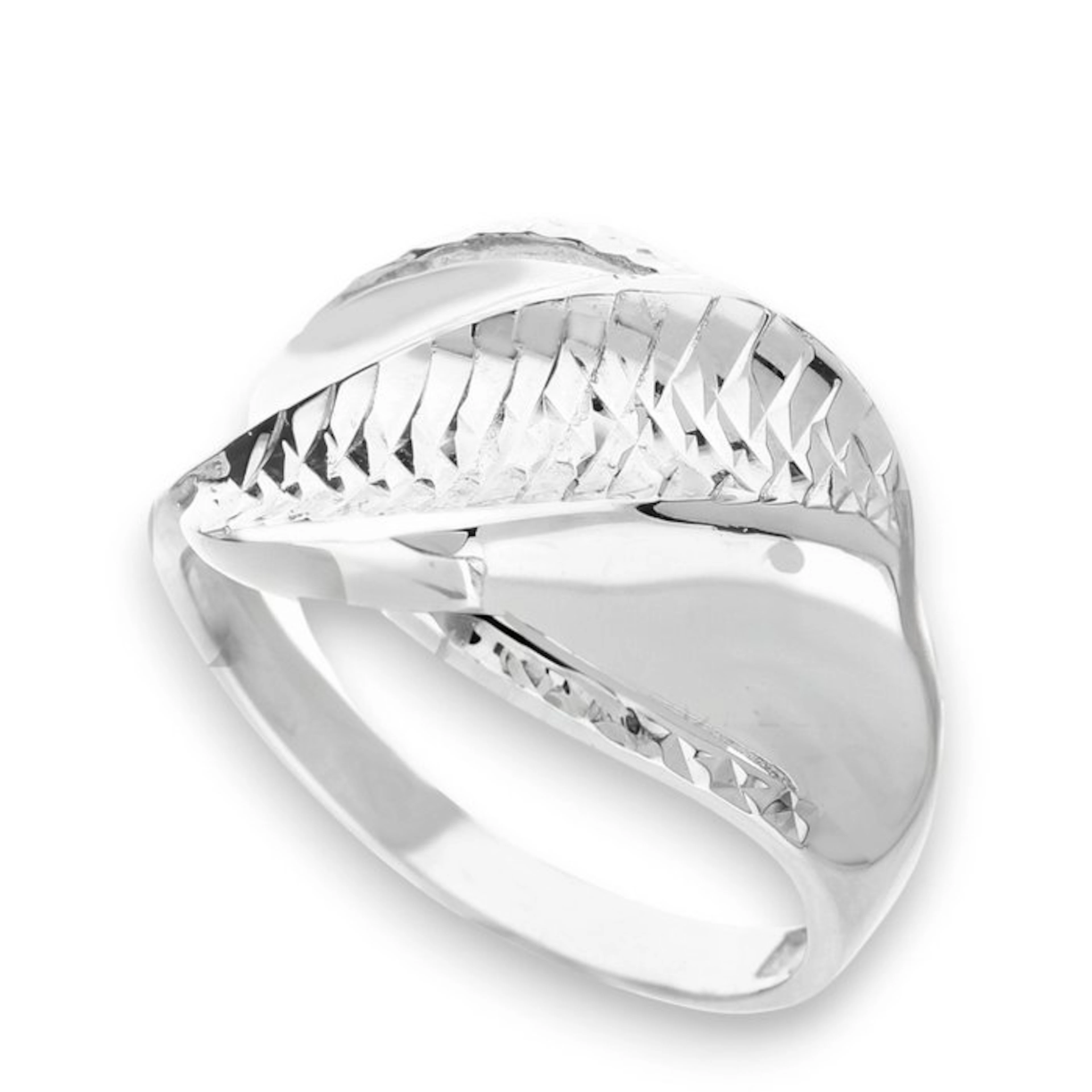 Ring - 18 kt. White gold - 18k ring 4 g