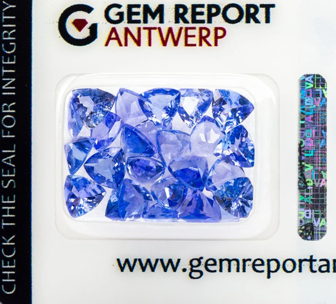No reserve price - 26 pcs Tanzanite - 9.87 ct - Gem...