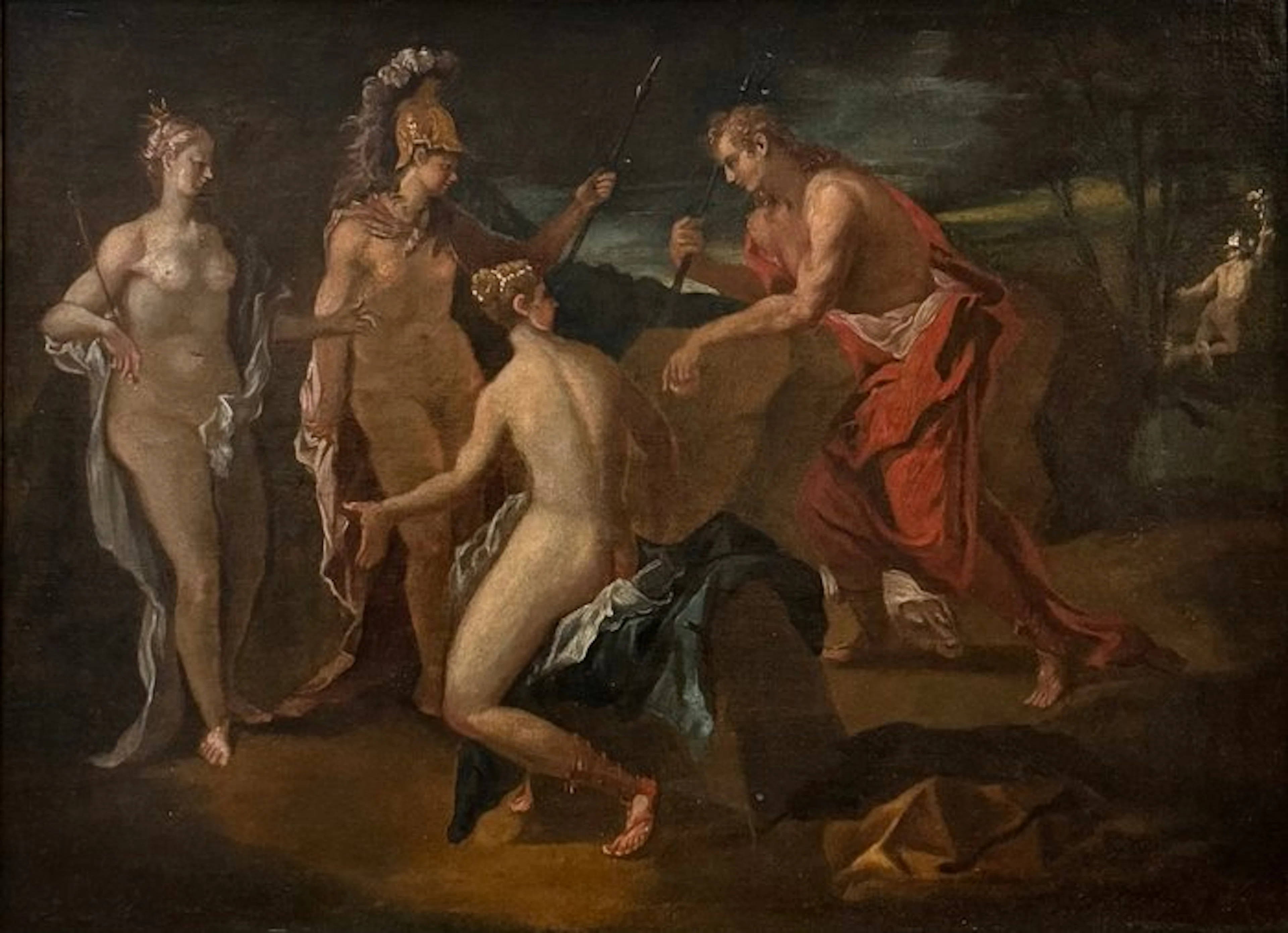 Italian school (XVII) - Il giudizio di Paride