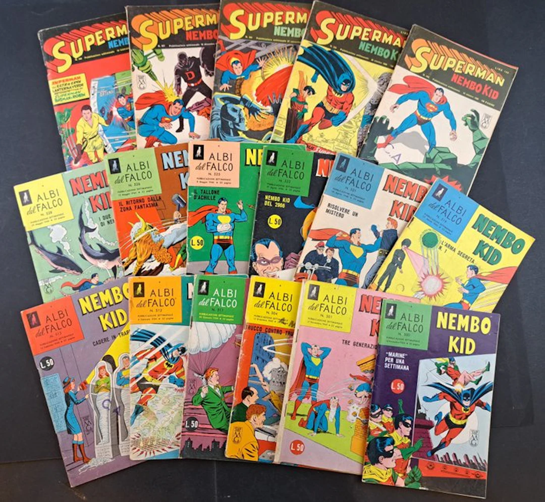 Albi del Falco 1965-1966 - Superman Nembo Kid - 17 Comic...