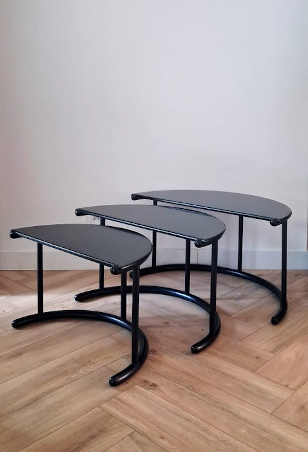 Morphos (Acerbis) - Gianfranco Frattini - Nesting tables (3) - Tria - Wood