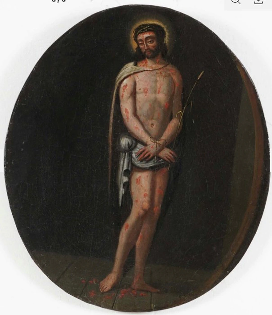 Italian school (XVIII) - Cristo Flagellato