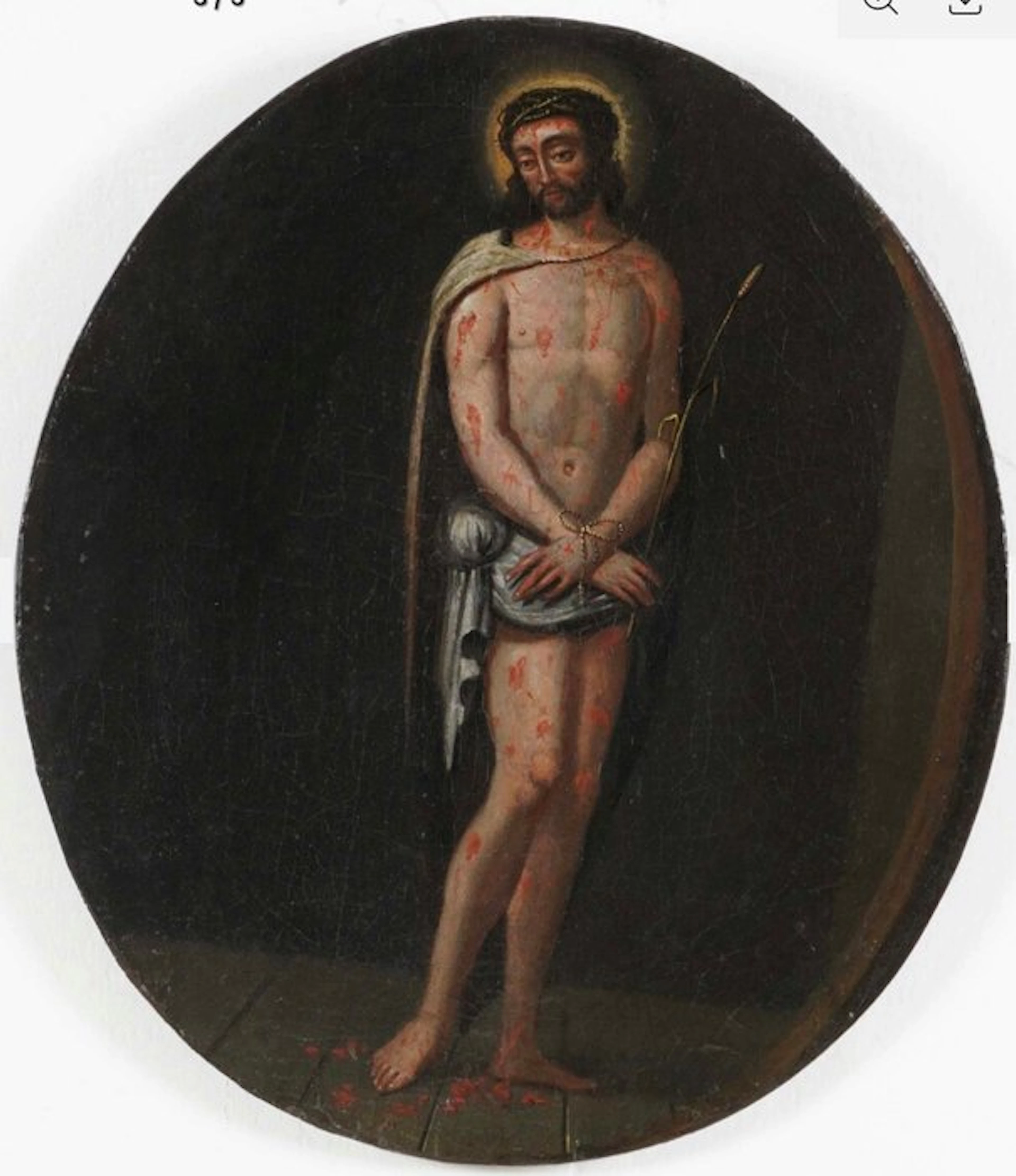 Italian school (XVIII) - Cristo Flagellato