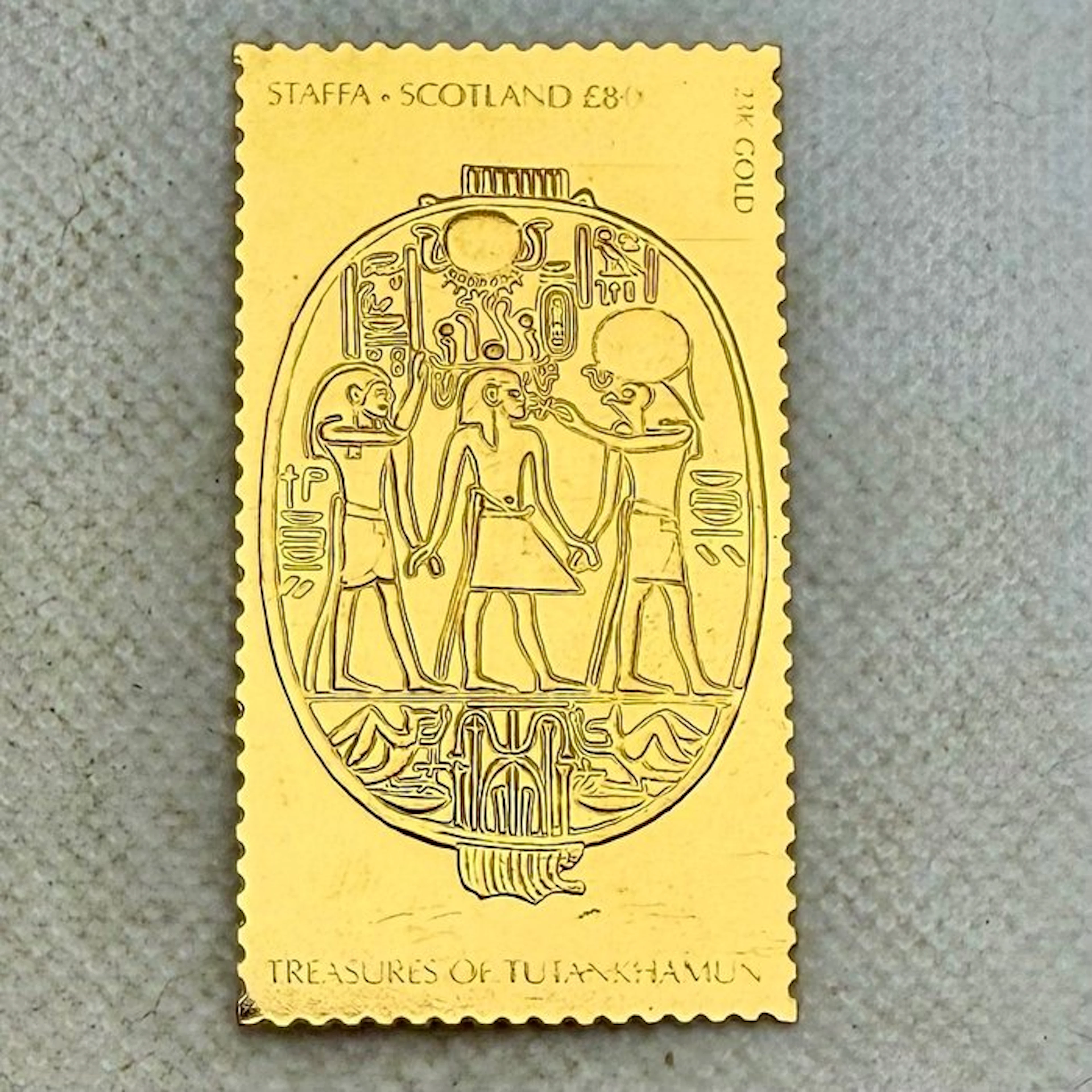Scotland. Tutankhamun , Oro 1/100 Oz Proof (No reserve price)