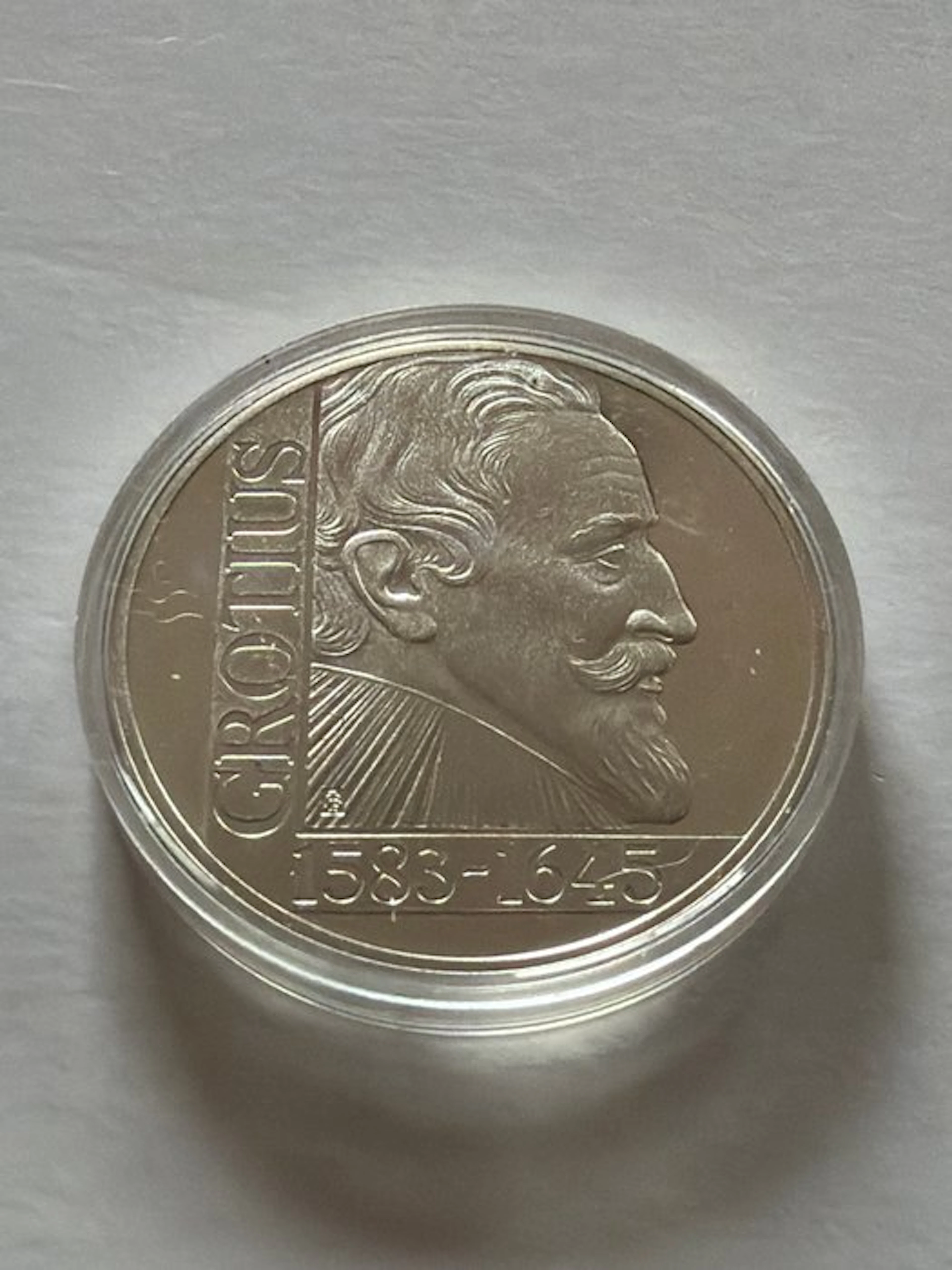 Netherlands. 25 Ecu 1995 Grotius 25g (.925) Silber (No reserve price)