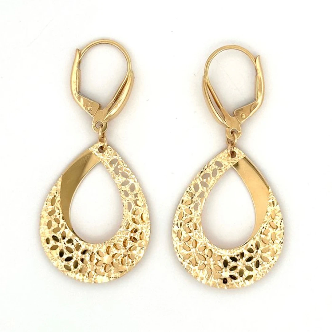 Earrings - 18 kt. Yellow gold - Gold Art