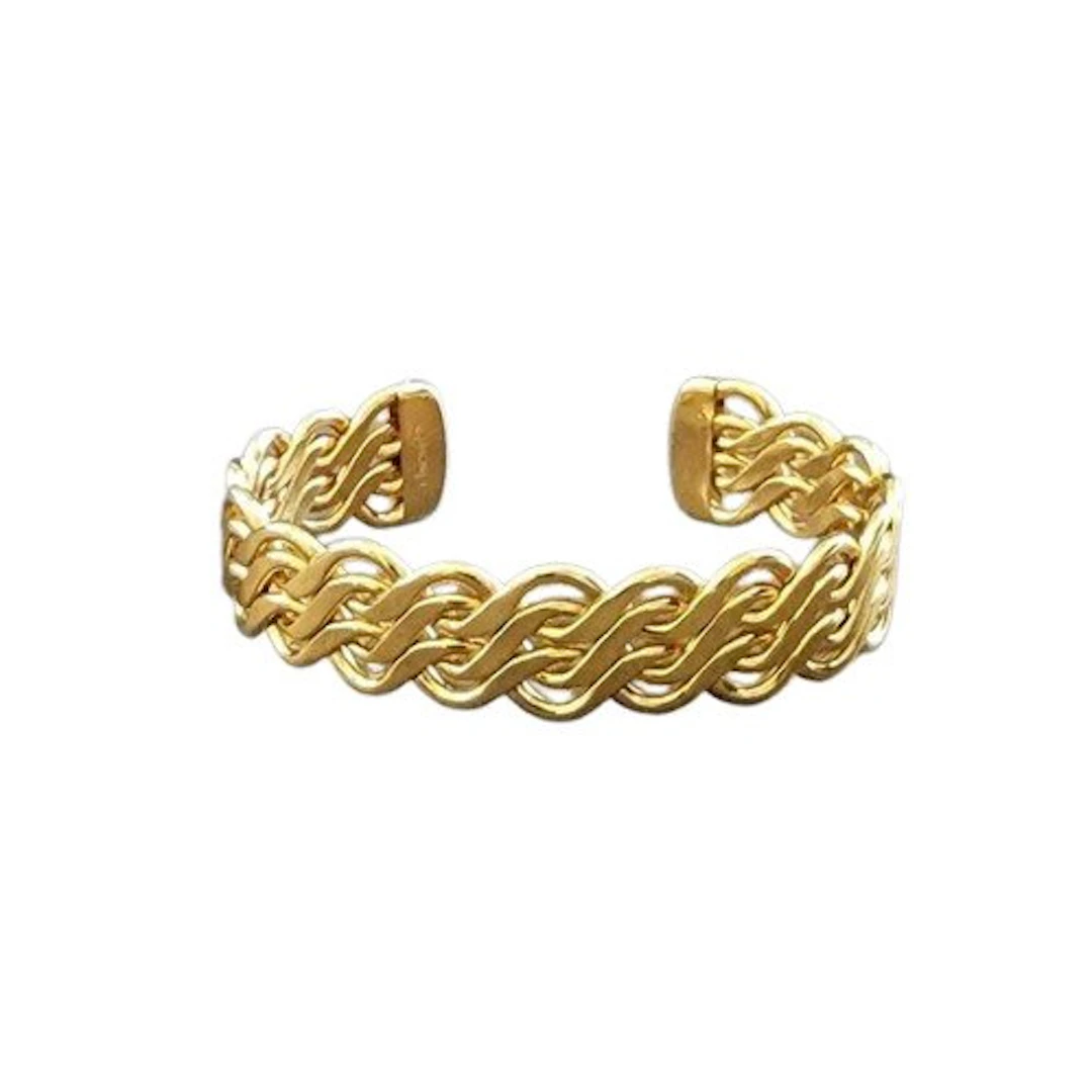 Monet - Gold-plated - Bracelet - Jane Birkin style 1970s