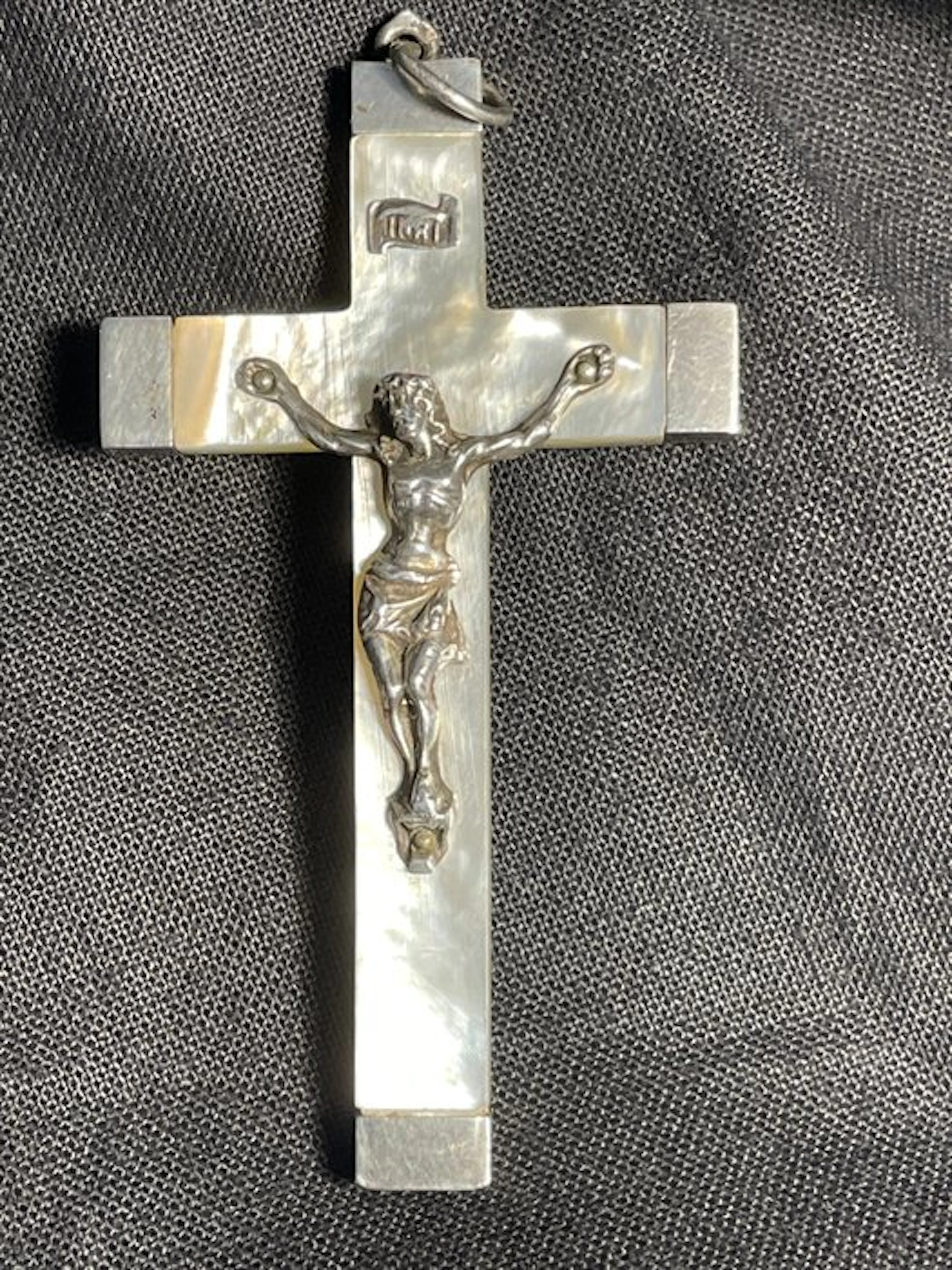 Cross - Incredible 19th-century silver cross