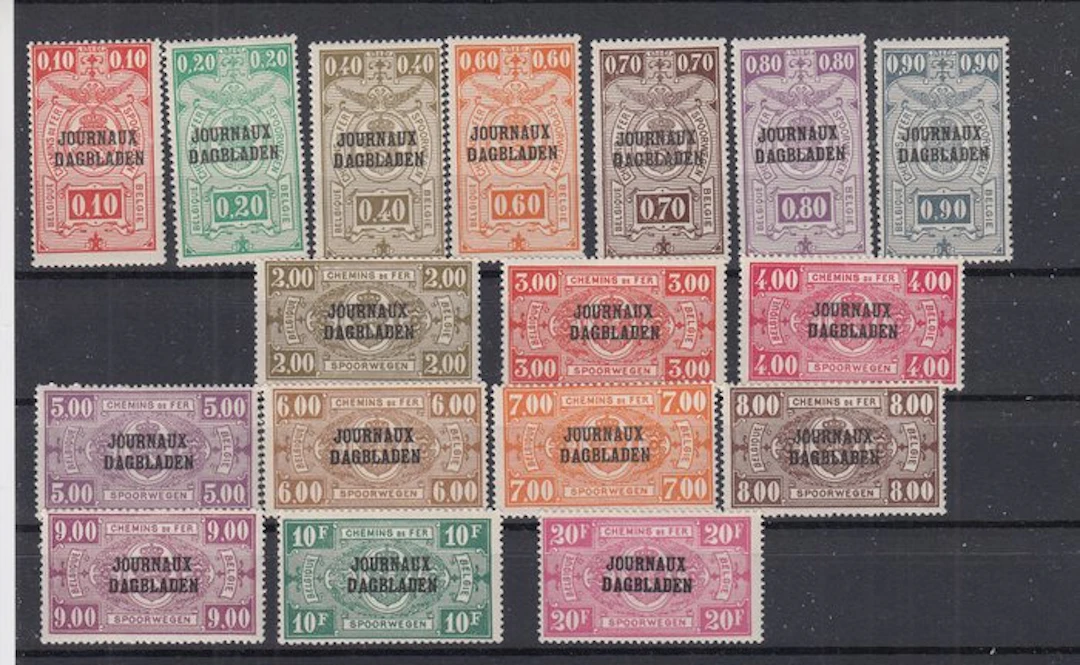 Belgium 1928/1931 - The daily newspapers - OBP : JO...
