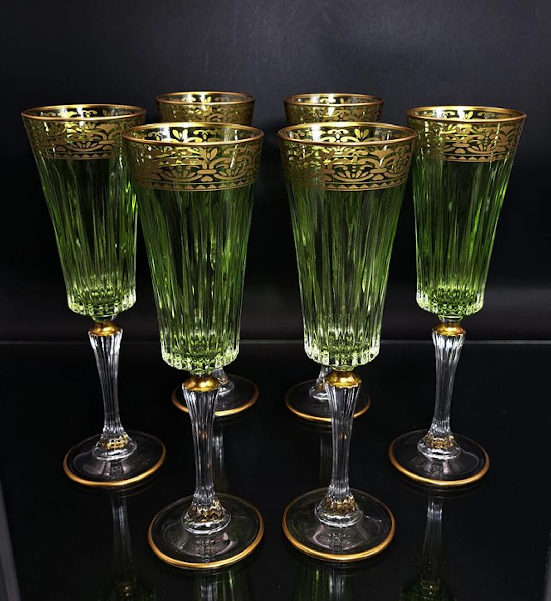 Artemisia - Champagne flute (6) - Crystal