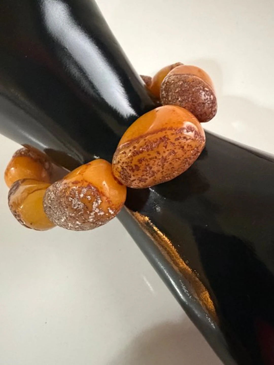 Beautiful handcrafted Baltic Amber Beads Bracelet - Amber (No reserve price)