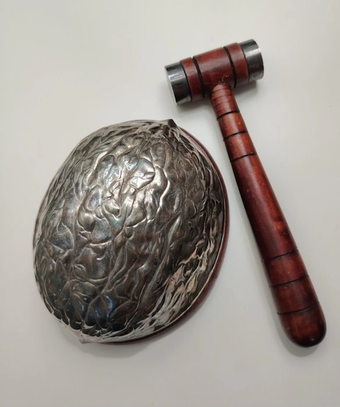 Nutcracker - .800 silver - wood/silver 800