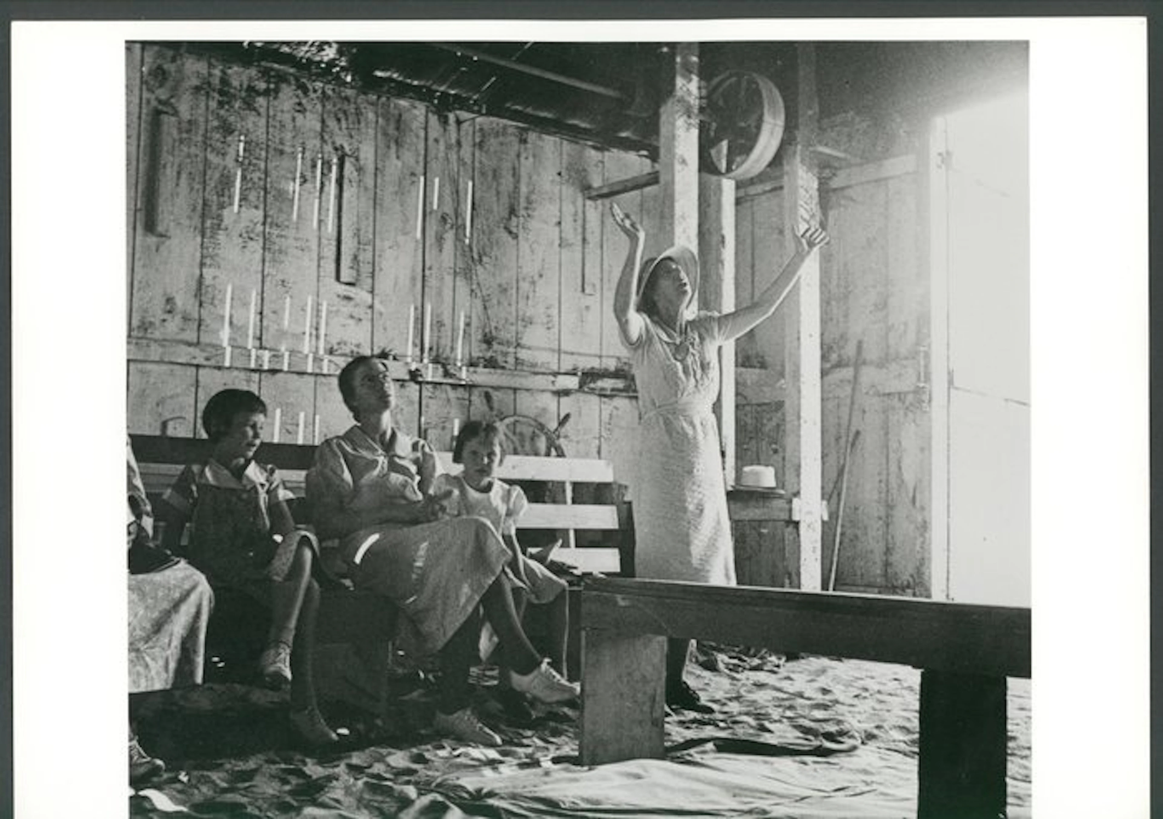Dorothea Lange (1895–1965) - Sunday morning revival of...