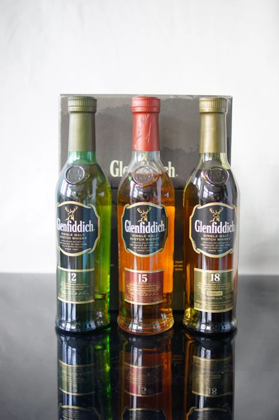 Glenfiddich - 12yo, 15yo & 18yo - Malt Tasting Collection - 20cl - 3 bottles
