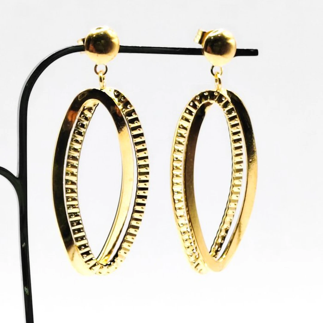 Earrings - 18 kt. Yellow gold