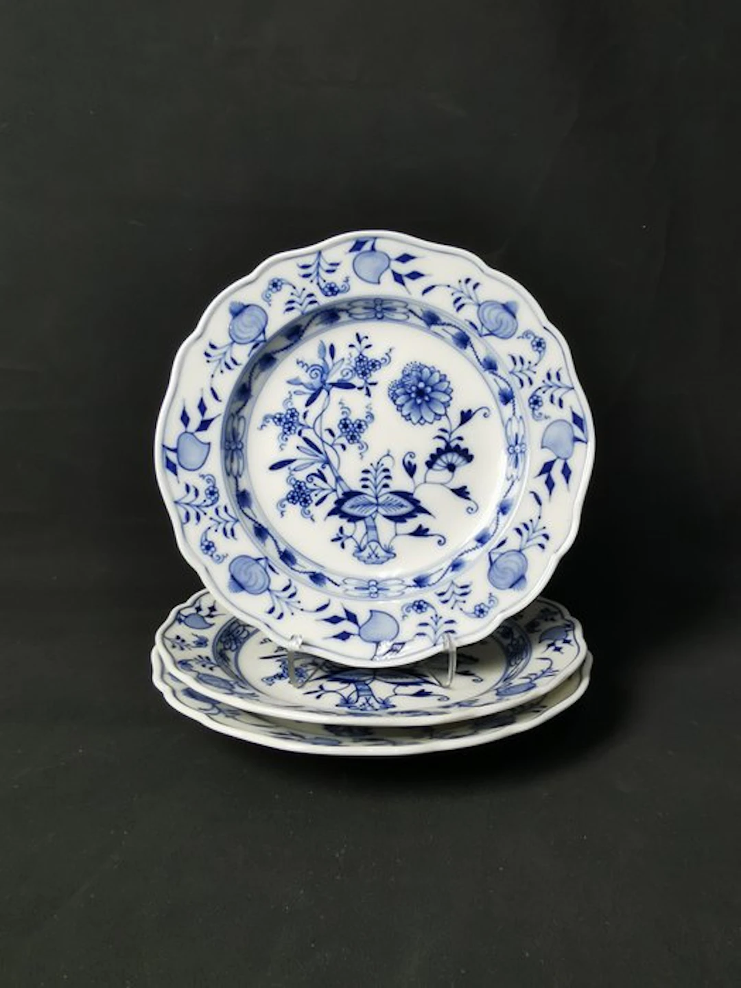 Meissen - Cipolla blu - Piatti da dolce - D.17cm - 1.Wahl...