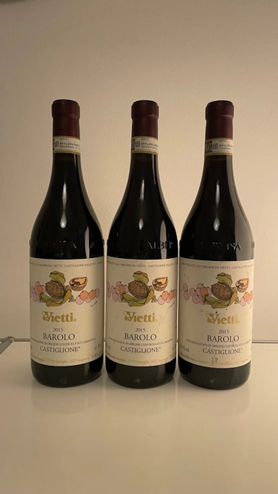 2015 Vietti Castiglione - Barolo - 3 Bottles (0.75L)