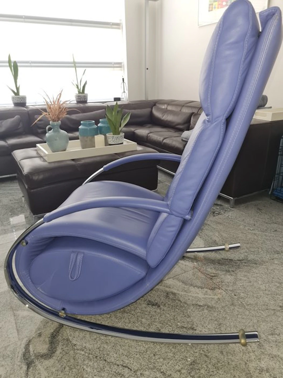 Leolux - Stefan Heiliger - Armchair - Kangaroo Point Comma - Leather
