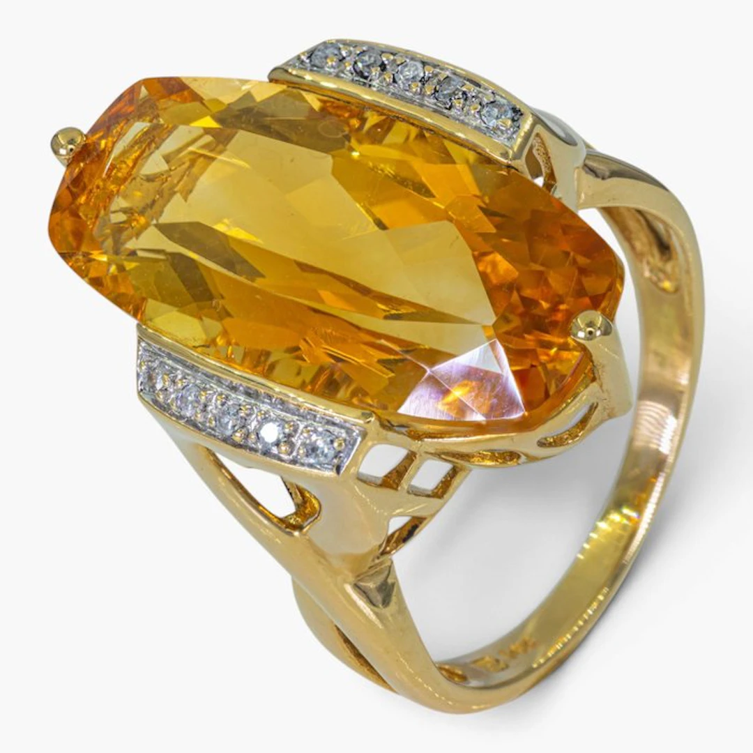 No reserve price - Ring - 14 kt