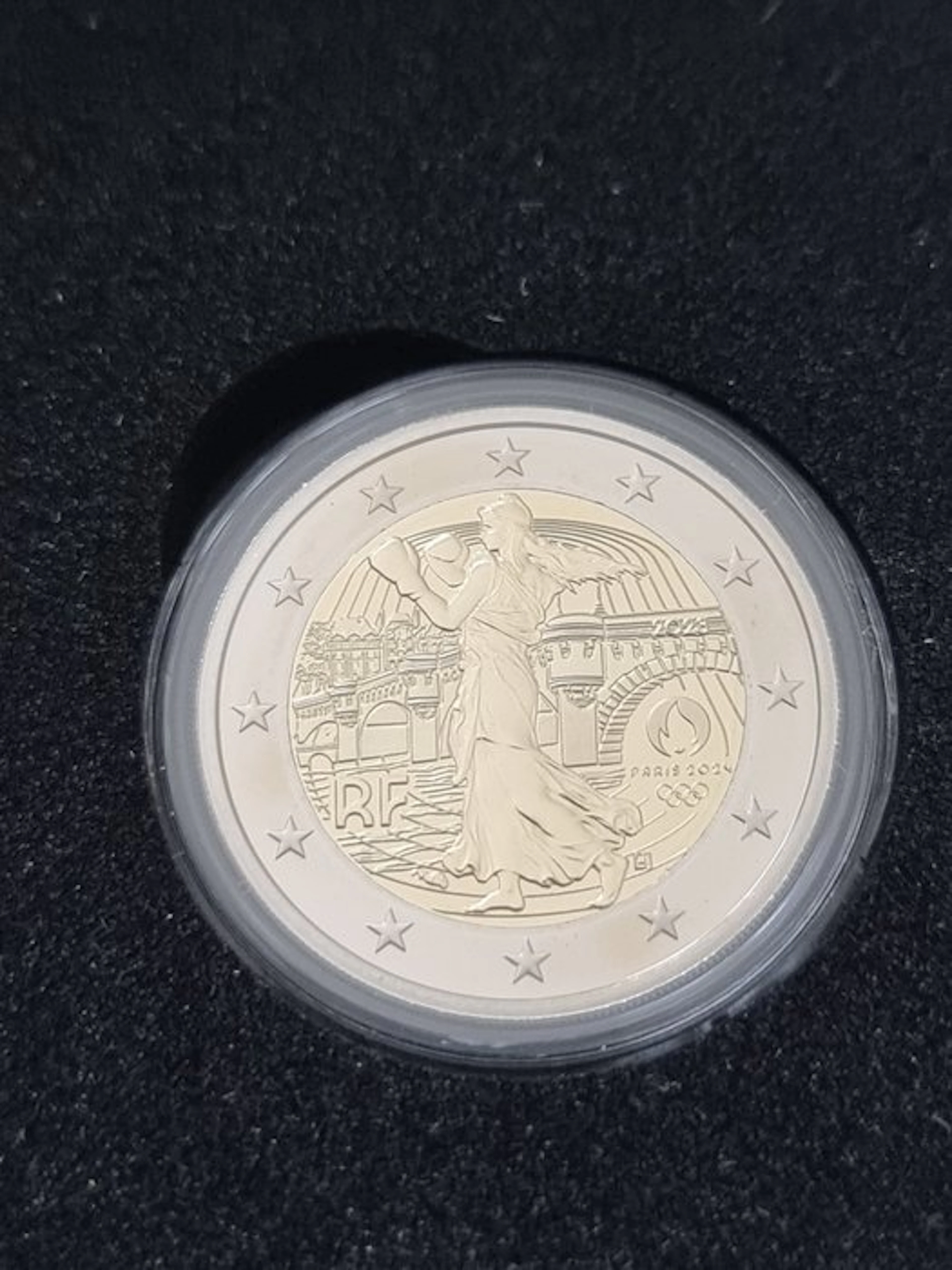 France. 2 Euro 2023 "Jeux Olympiques Paris 2024" Proof (No reserve price)
