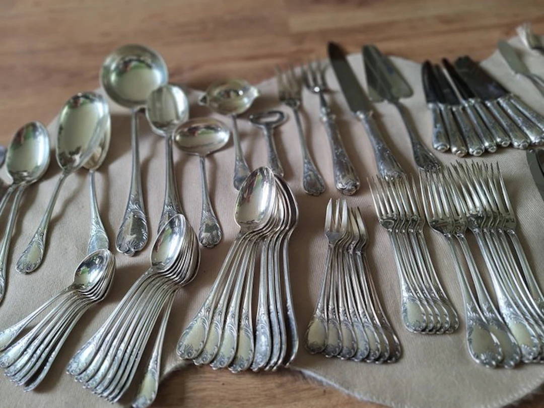 Keltum - Cutlery set (78) - Silverplated - cutlery cassette