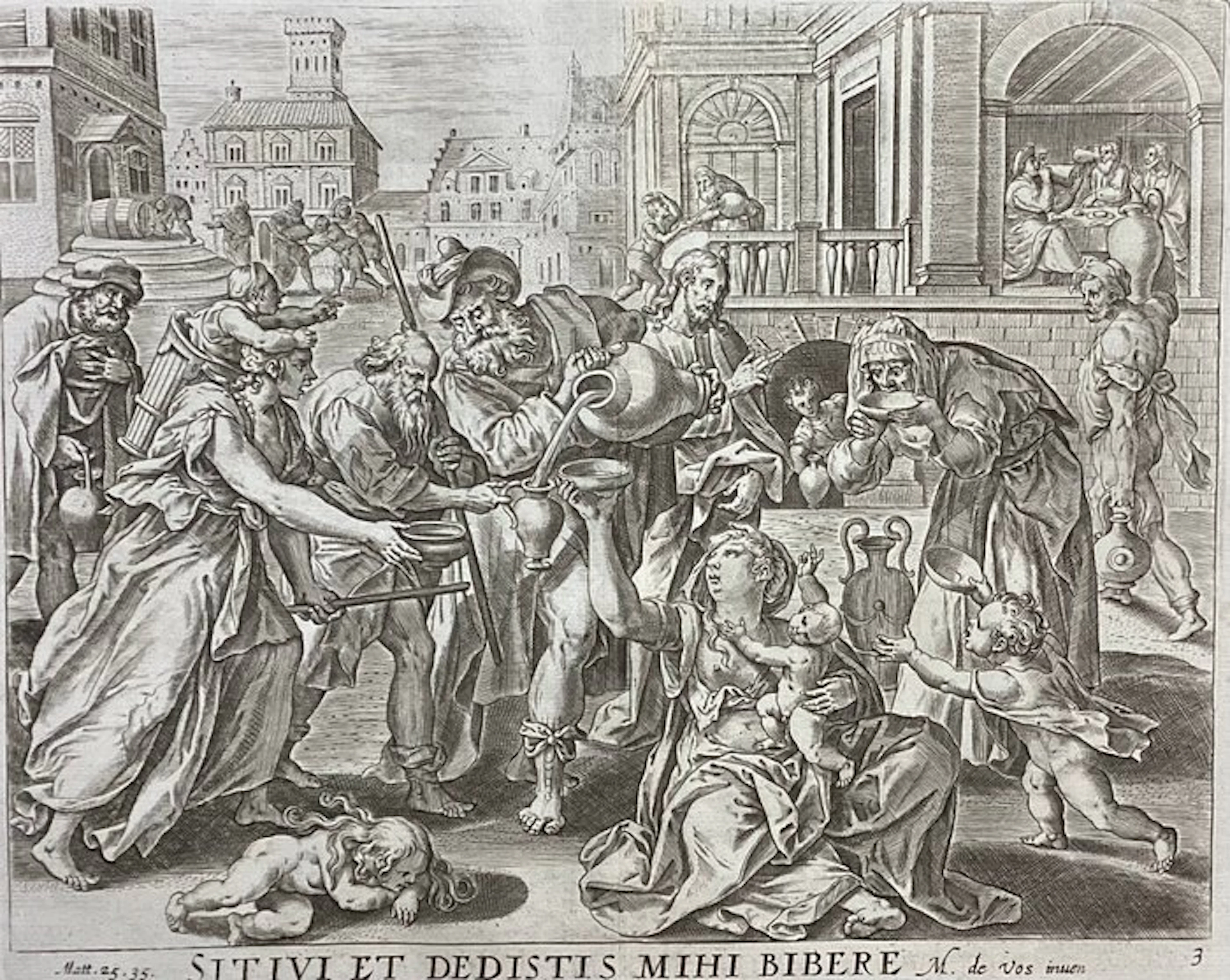 Gerard De Jode (1509-1591) - Avevo sete e mi avete dato da bere