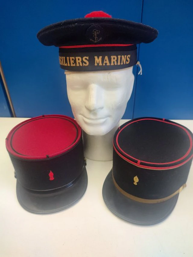 France - Military helmet - Lot of French headgear