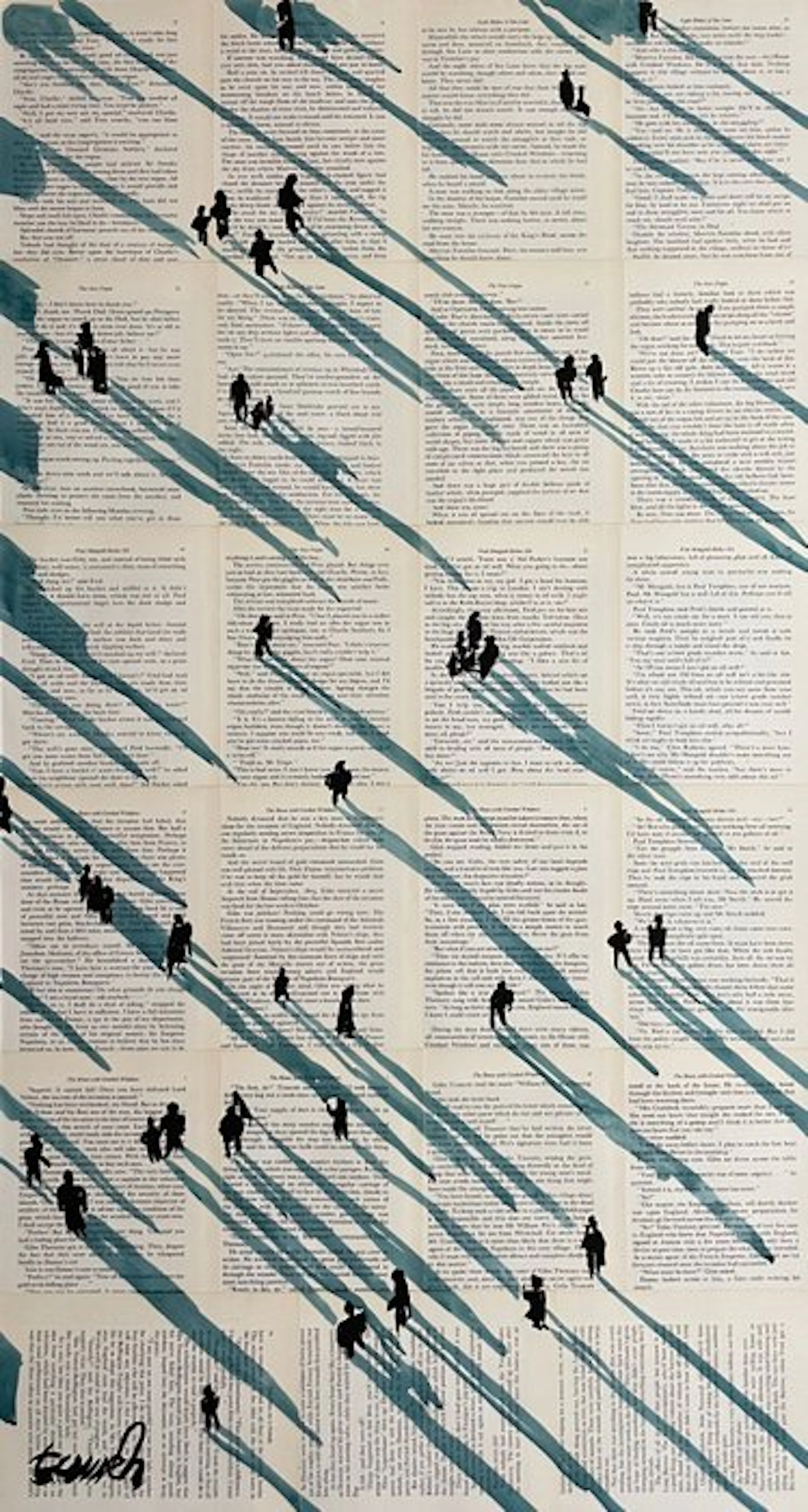 TOMEH 1988 - “Footnotes” – Original Painting – Ink...