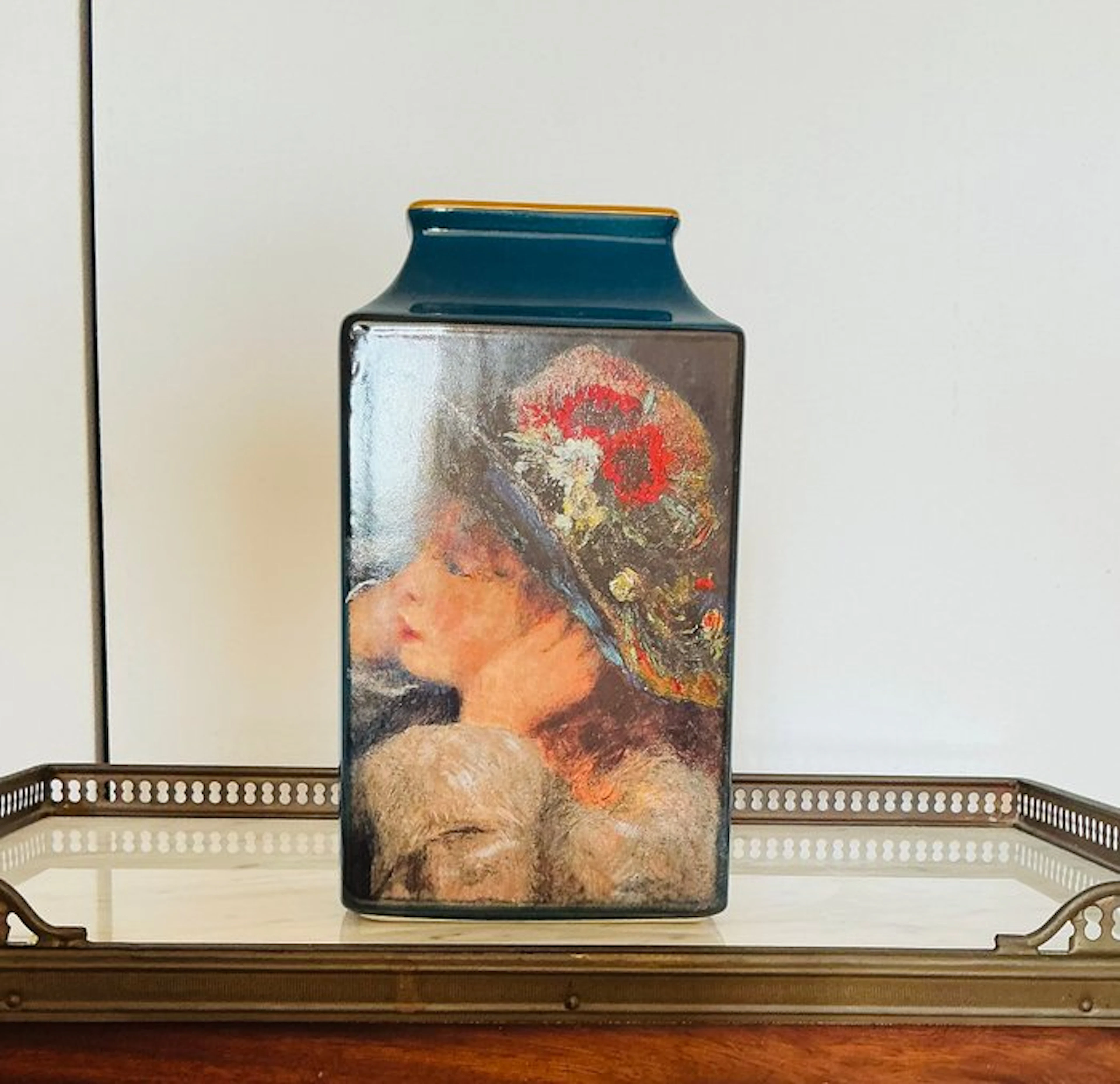 Keller & Guérin Luneville - Vase - Earthenware - Vase by Auguste Renoir