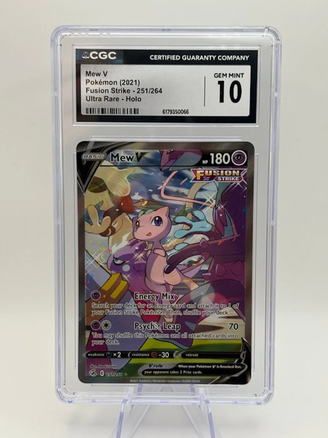 Pokémon - 1 Graded card - Mew 251/264 Foil