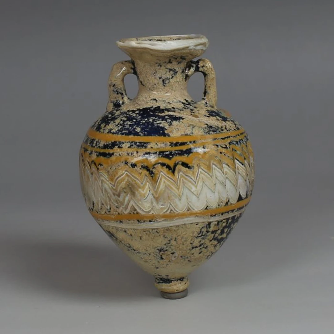 Ancient Greek Core-formed glass Amphoriskos