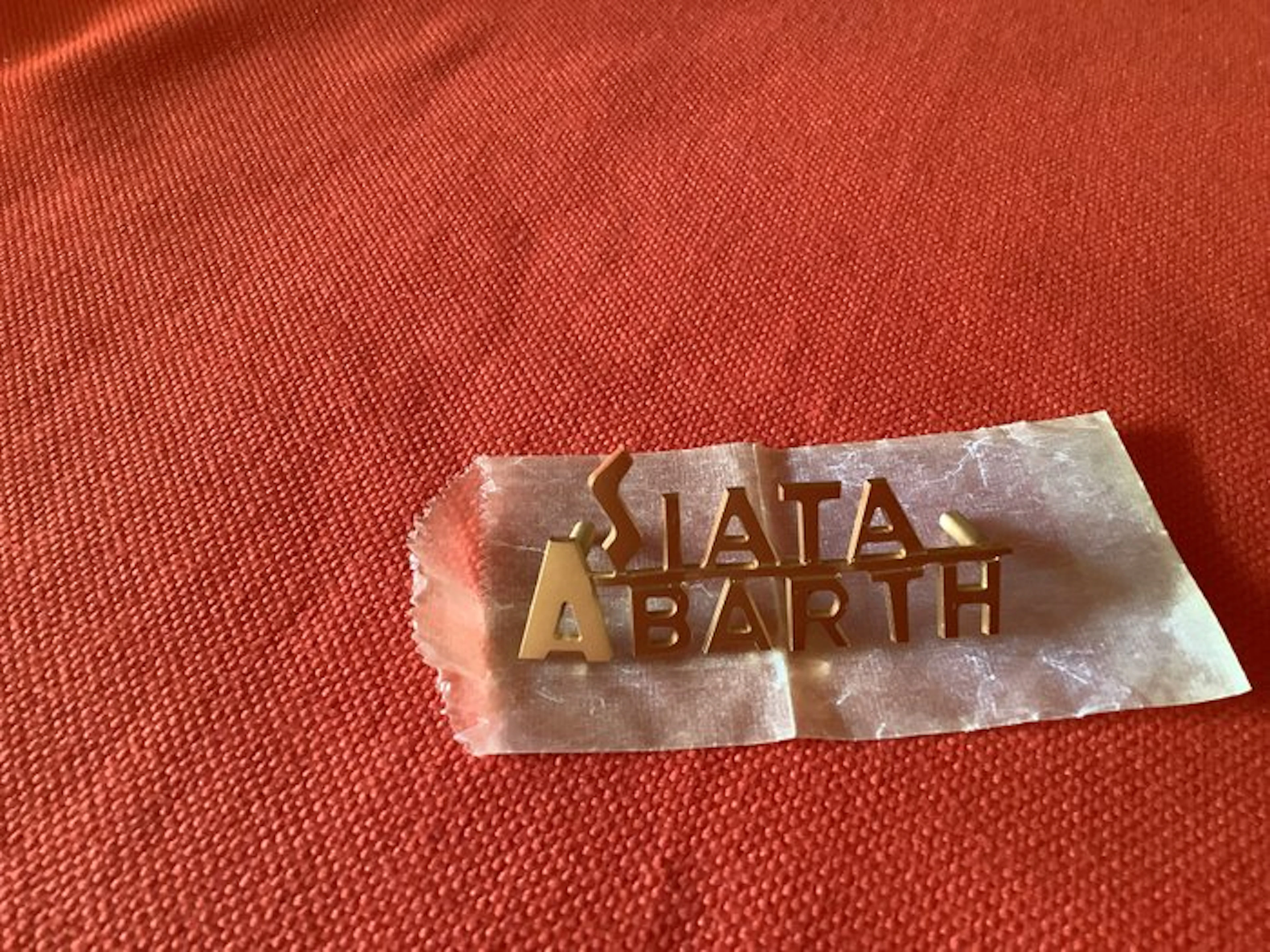 Badge - siata abarth - Emblema ufficiale SIATA - ABARTH anni 50 - 1950