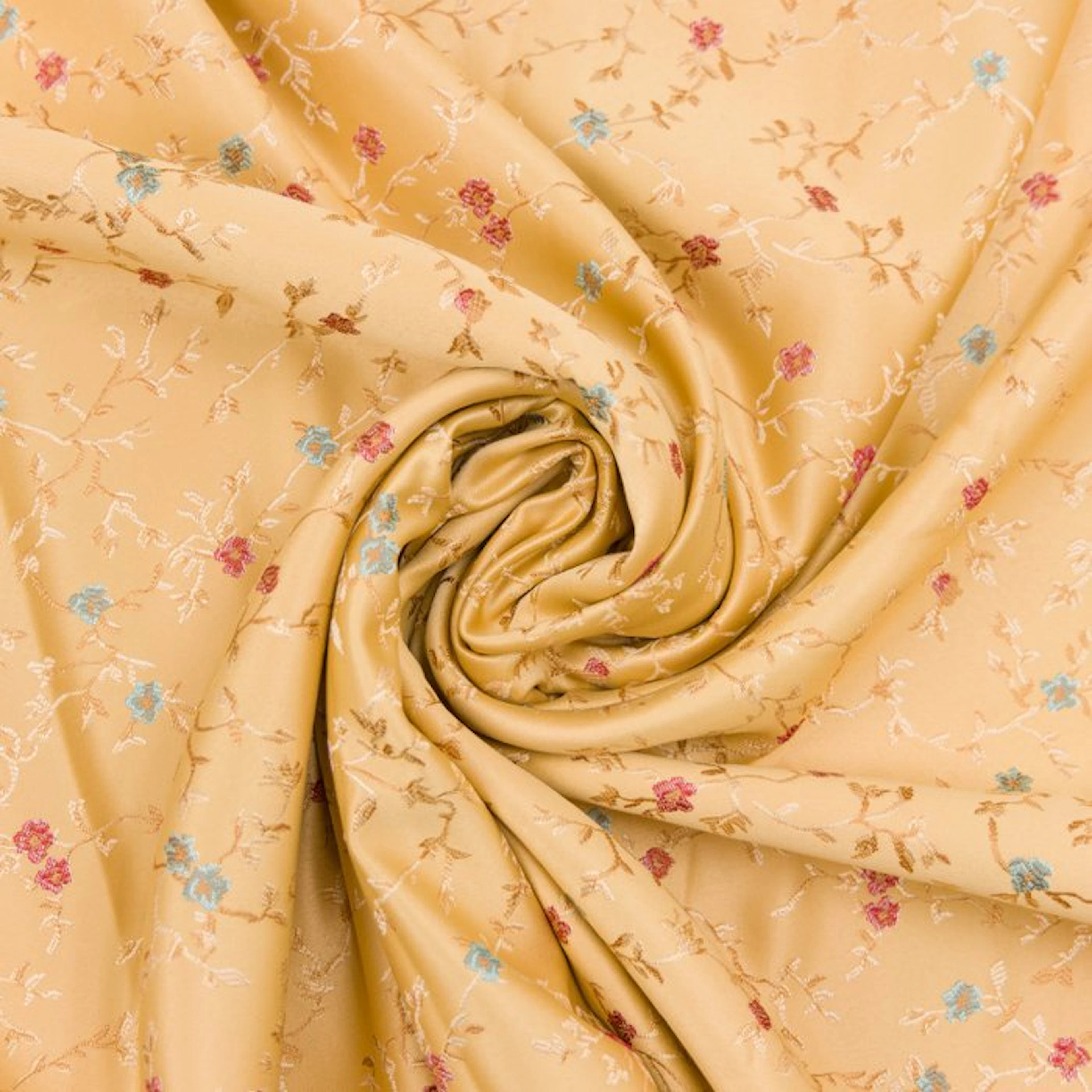 BA241 - Brocaded fabric - Italian lampasso - Champagne...