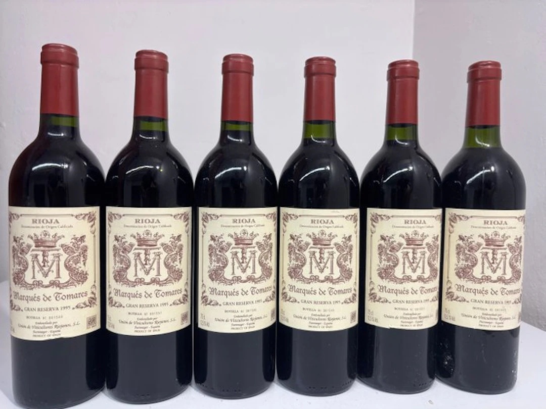 1995 Marqués de Tomares - Rioja Gran Reserva - 6 Bottles (0.75L)