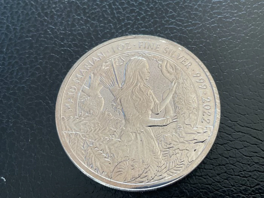 United Kingdom. 2 Pounds 2022 Maid Marian 1 Oz (No reserve price)