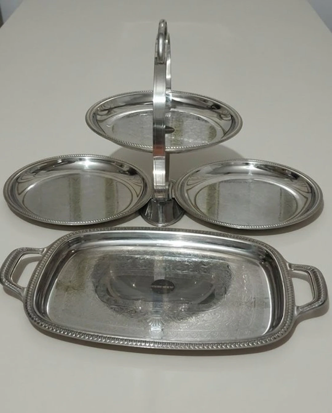 Alessi - Ufficio Tecnico Alessi - Centrepiece - Mercury Tray - Steel