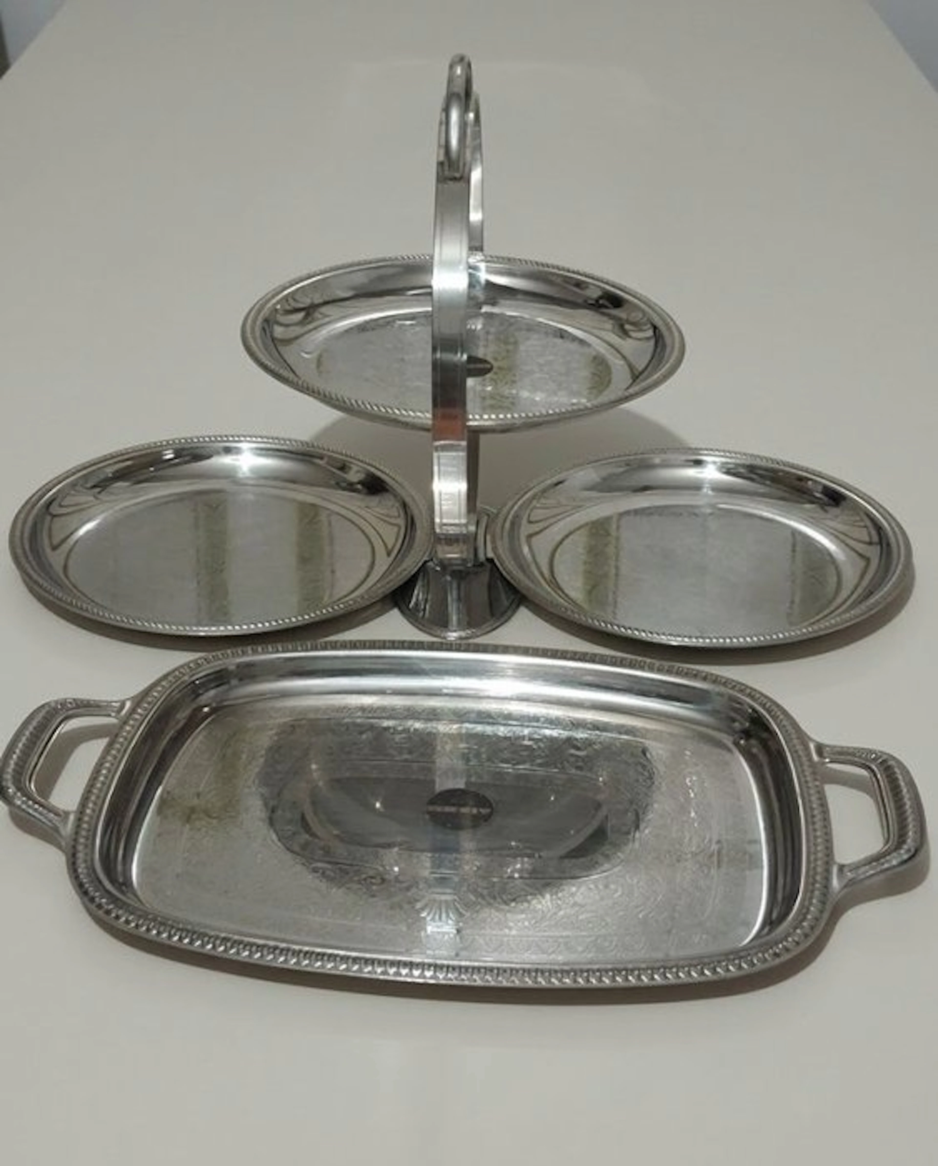 Alessi - Ufficio Tecnico Alessi - Centrepiece - Mercury Tray - Steel