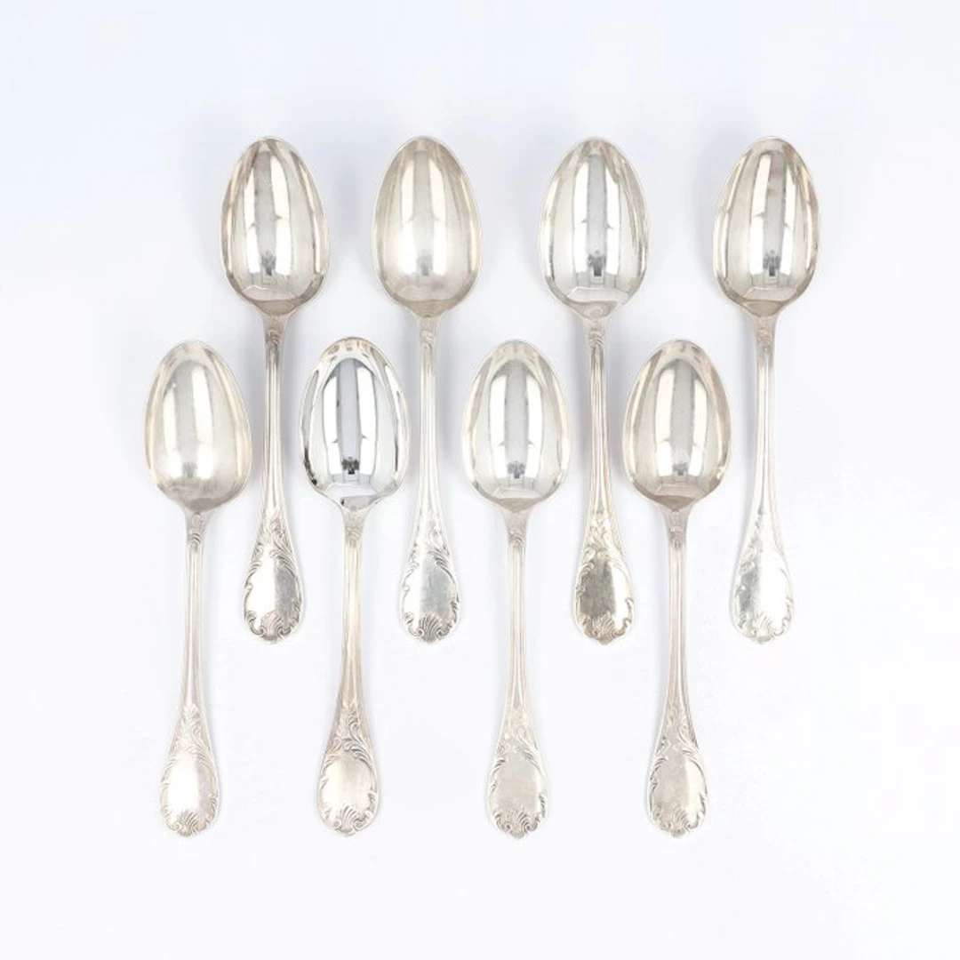 NO RESERVE - Christofle model Marly - Dessertlepels...