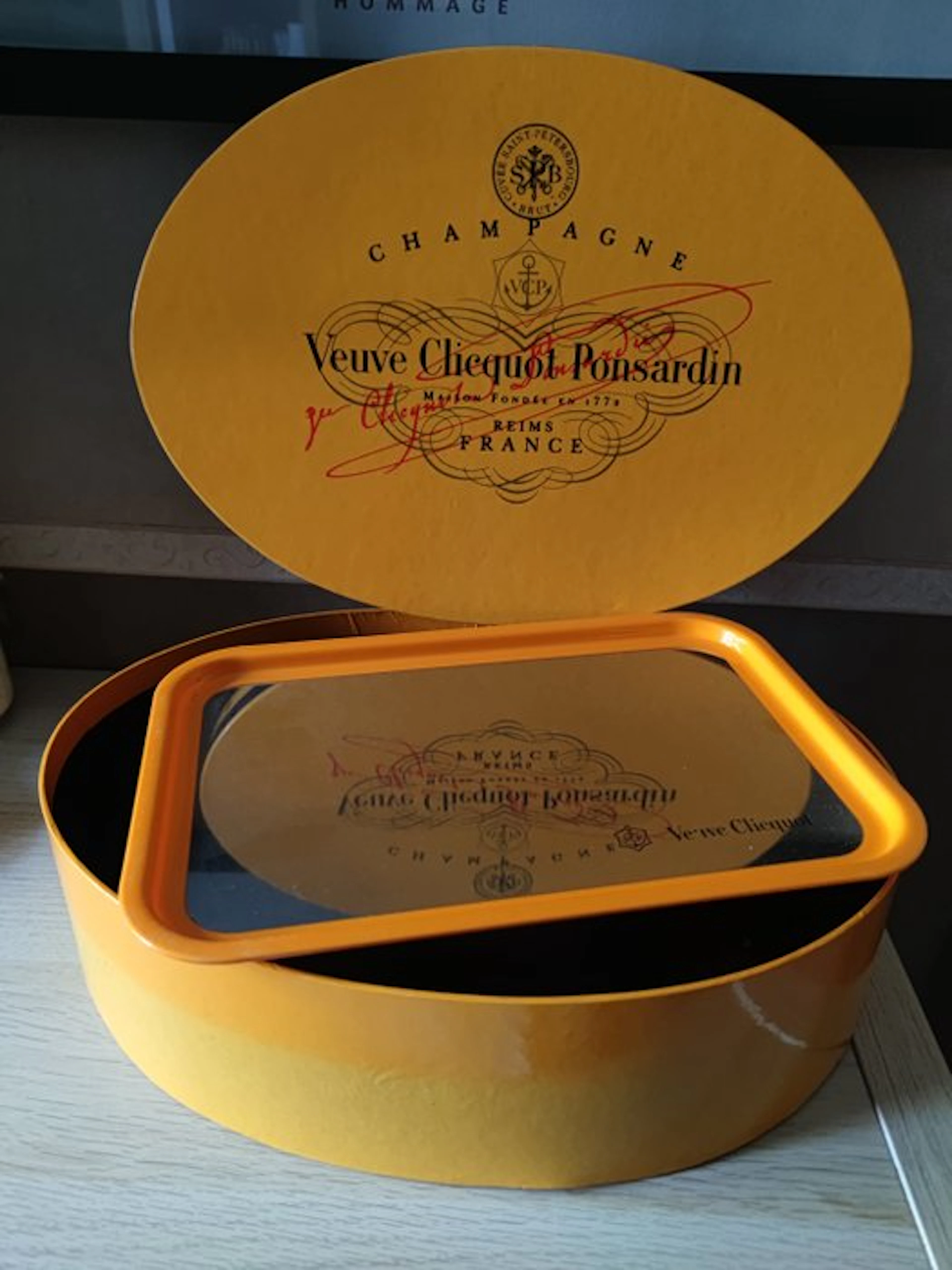 Tray - Plastic, Mirror - Champagne Veuve Clicquot