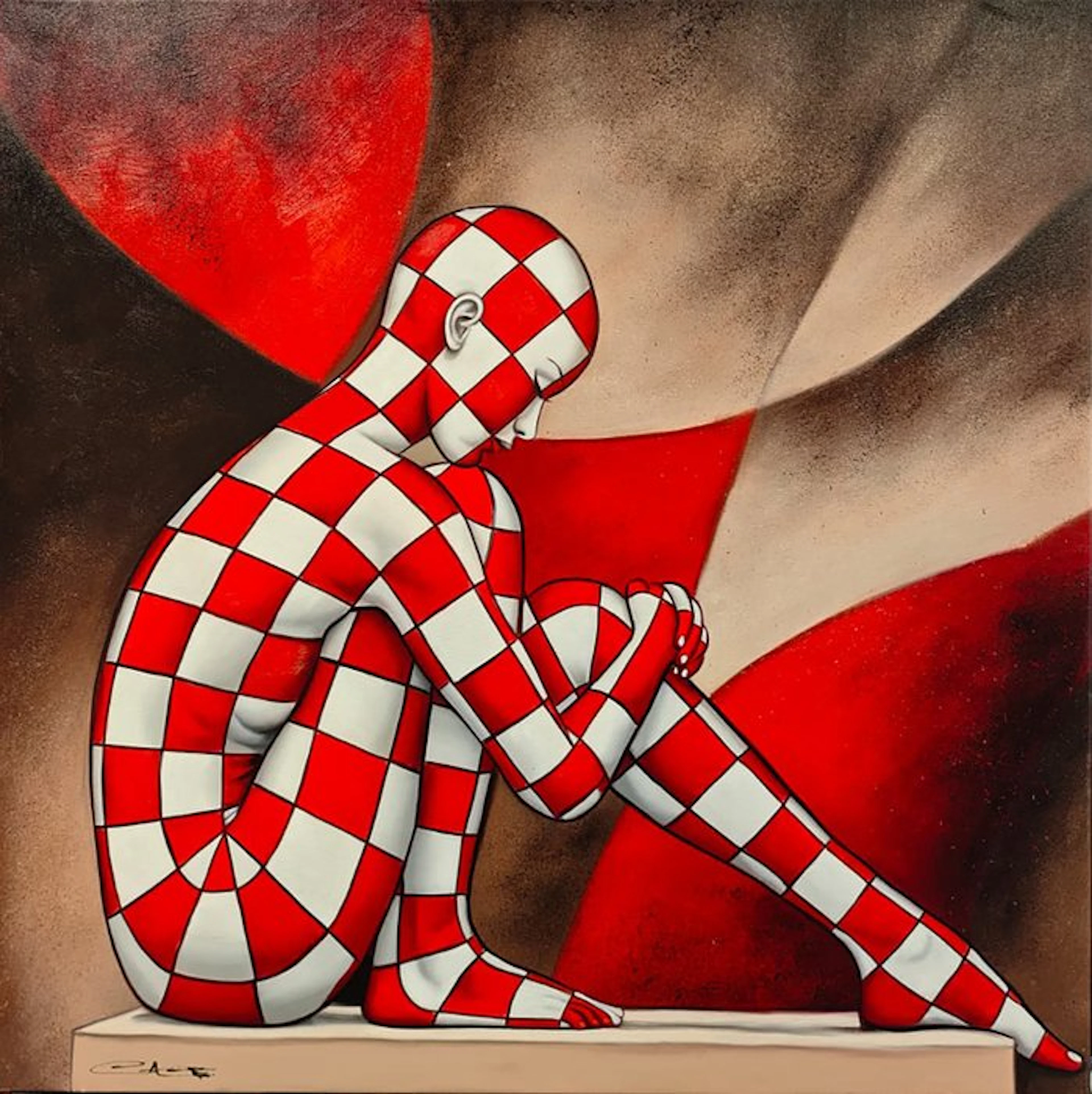Jack Gage - Balance in red