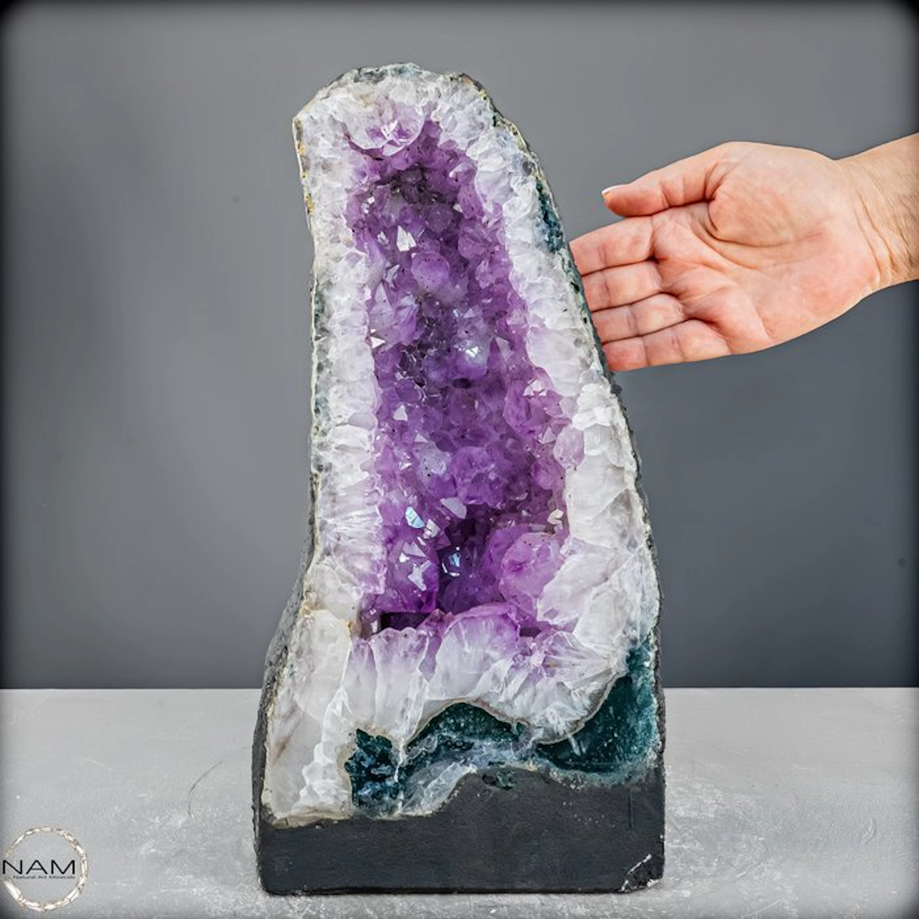 Natural amethyst druse from Uruguay, 10.2 kg - Nature's masterpiece- 10263.67 g