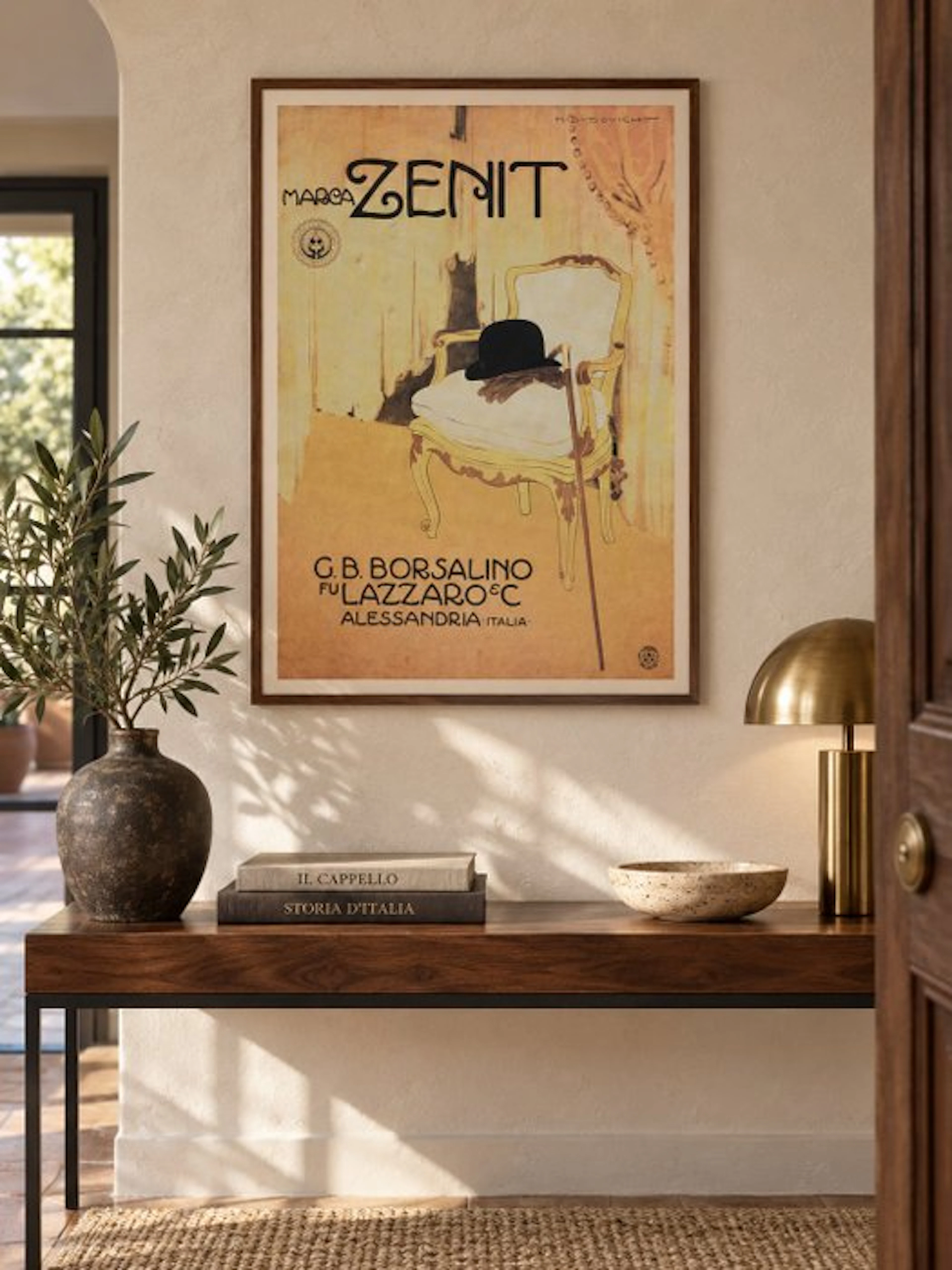 Marcello Dudovich - Borsalino Marca Zenit – Elegante...