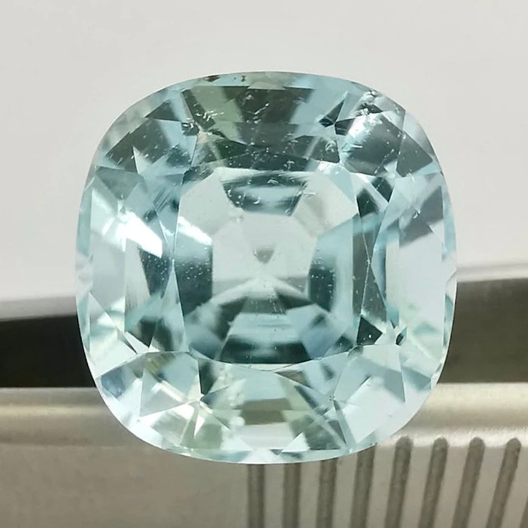 No reserve price Aquamarine - 7.12 ct - Antwerp...