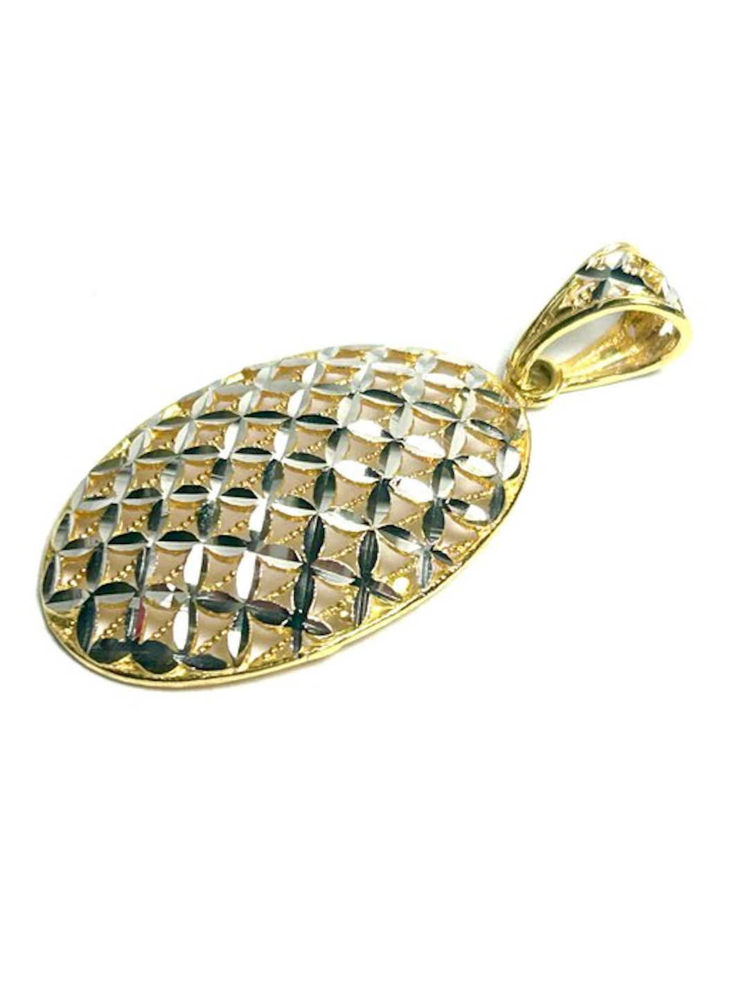 Pendant - 18 kt. White gold, Yellow gold