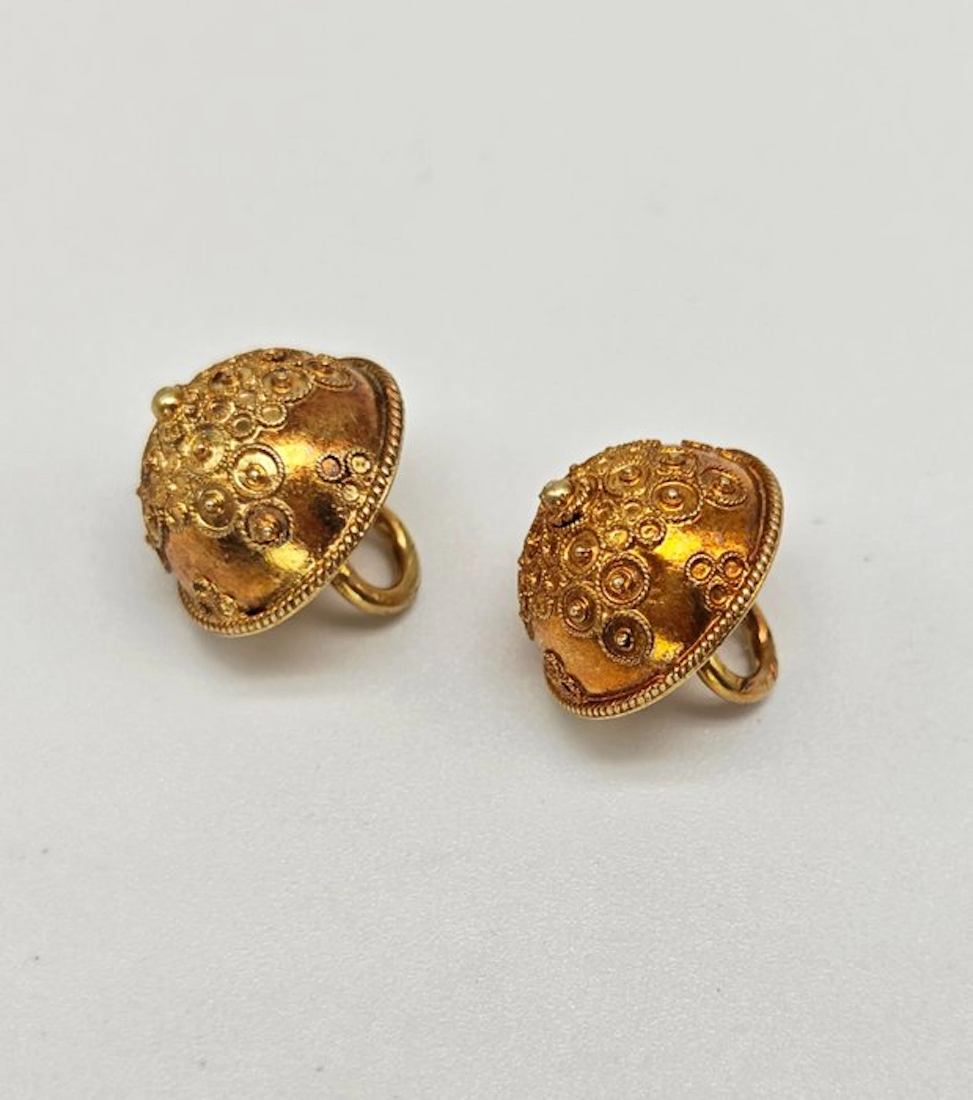 No reserve price - Cufflinks - 18 kt. Yellow gold - shirt buttons