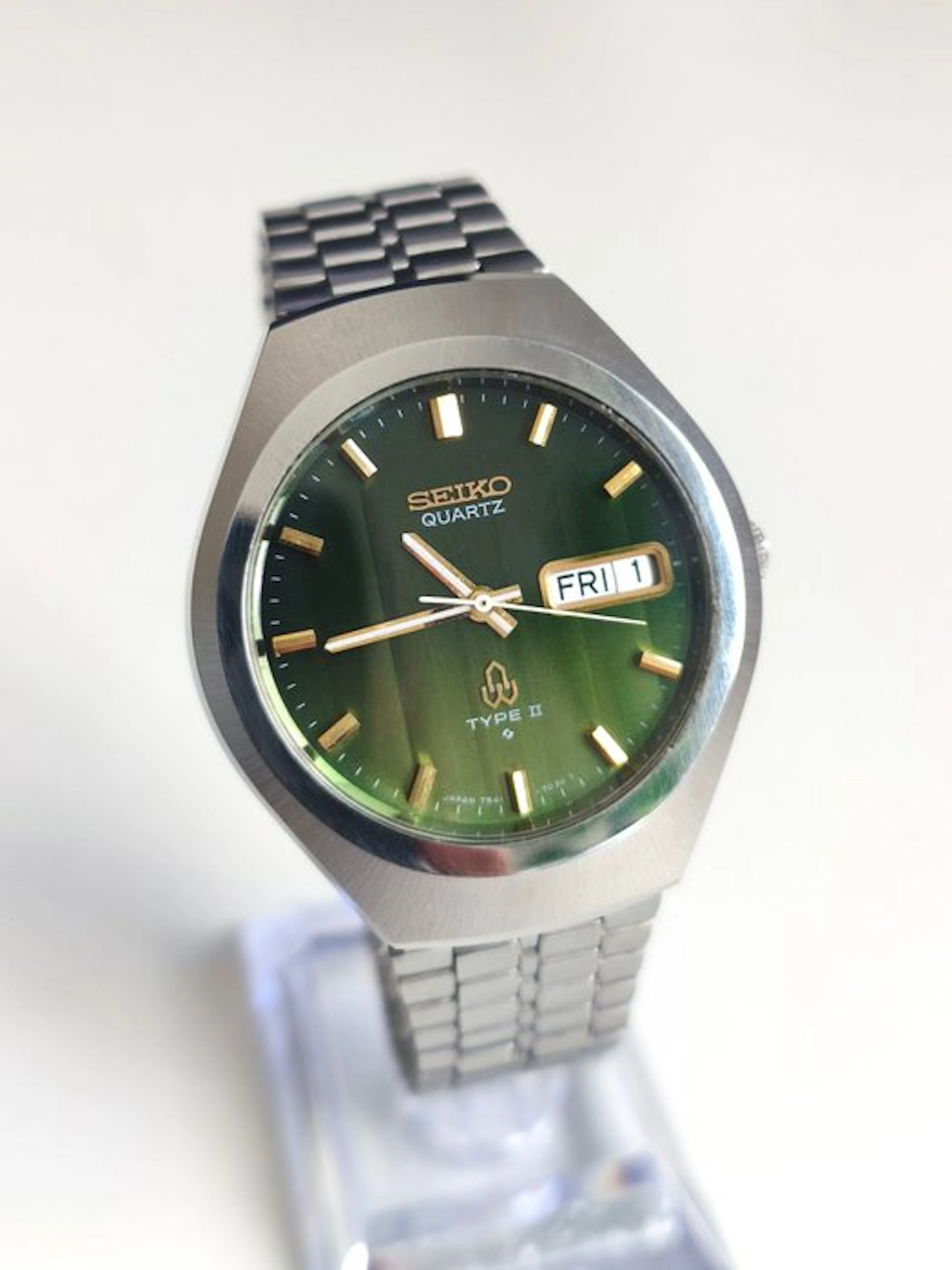 Seiko - 7546-7020 - Type II Green Gradient - No reserve...