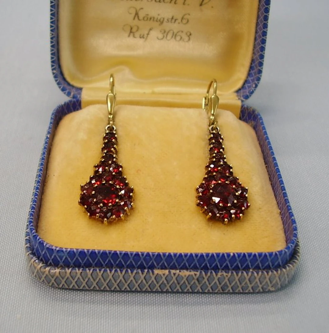 No reserve price - Earrings - 8 kt