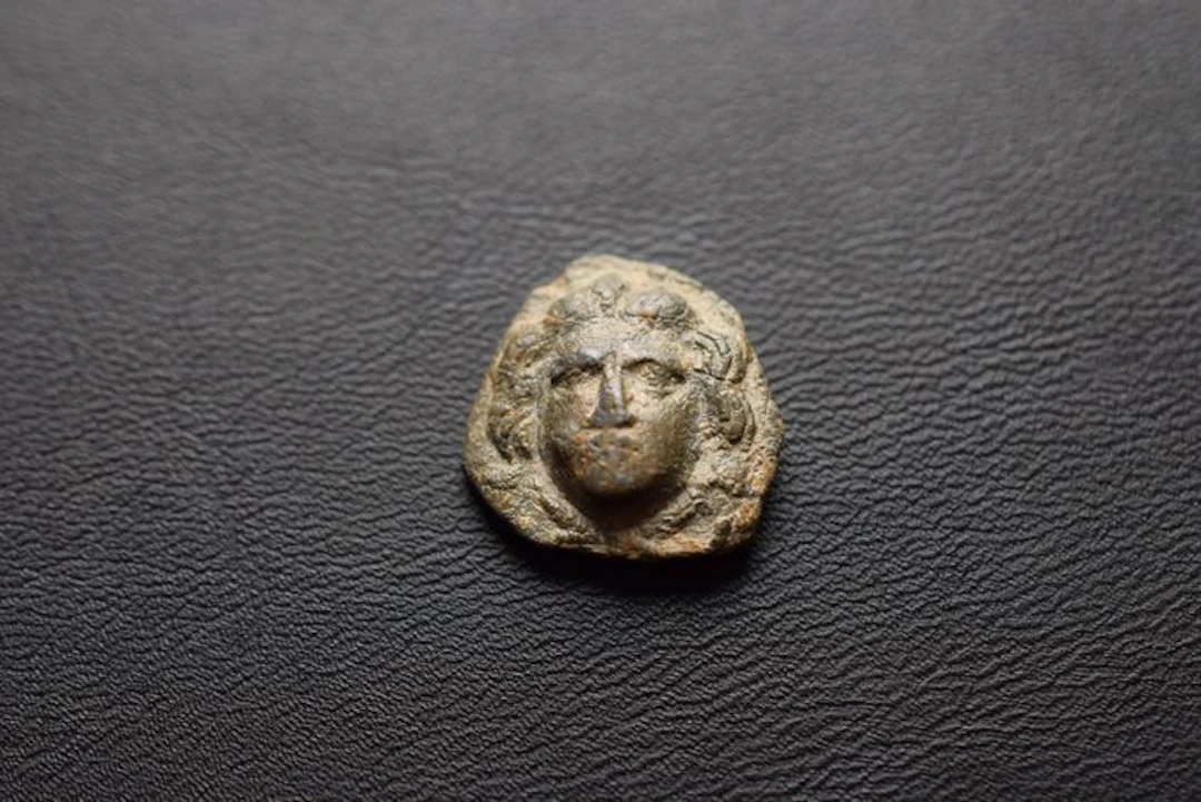Ancient Roman, Empire Lead Ancient Roman Helios (Sol) Lead Tessera
